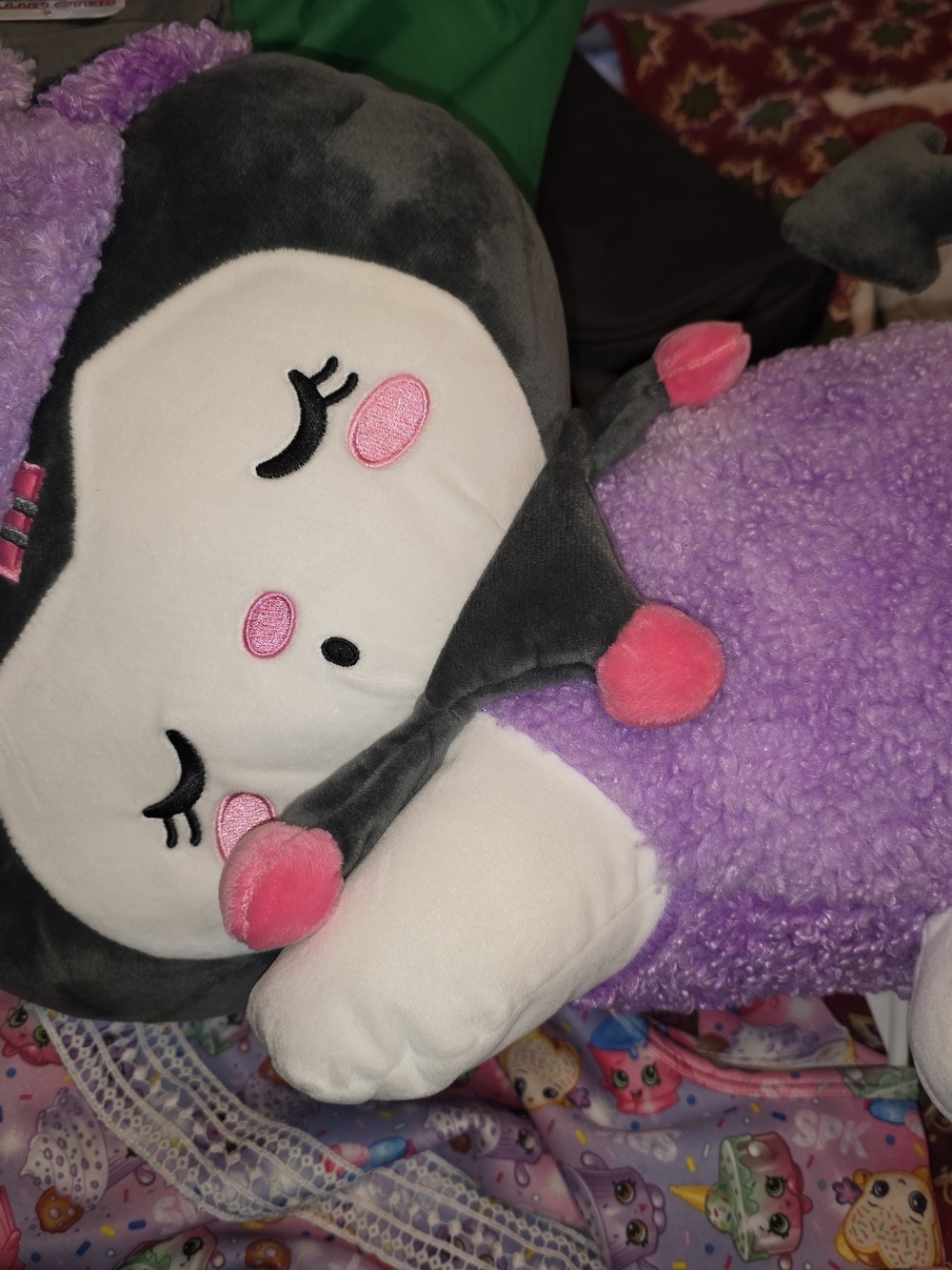 Large KUROMI Sleepy With Mask